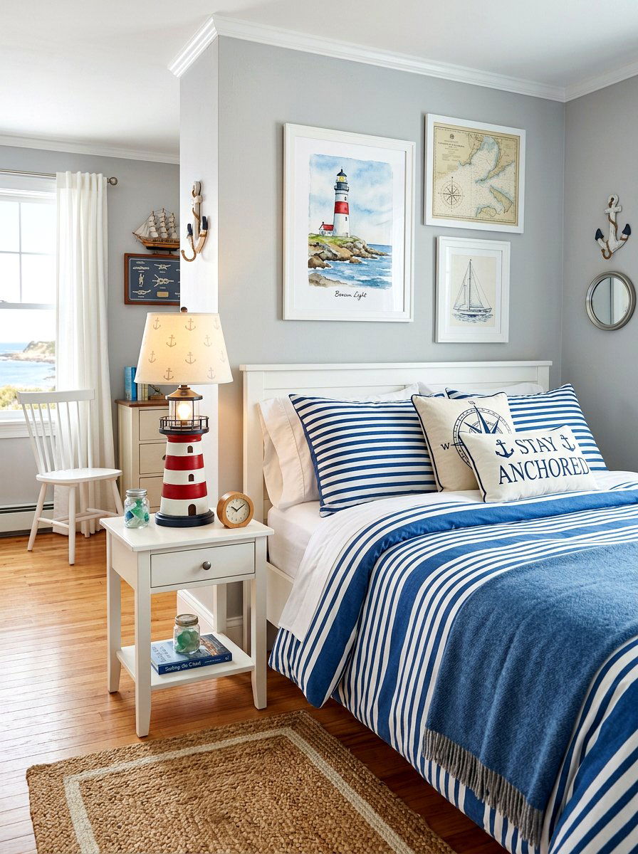30 nautical bedroom ideas for a Coastal-Ready Bedroom Makeover