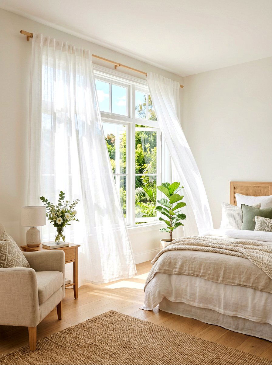 Lightweight Window Treatments - 30 spring reset home ideas