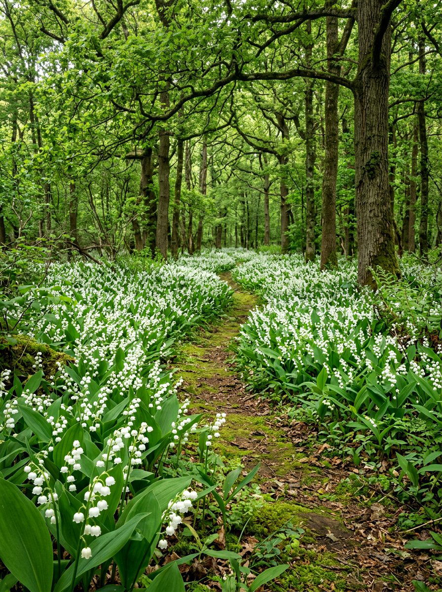 Lily Of The Valley Shady Trail - 30 fragrant pathway ideas