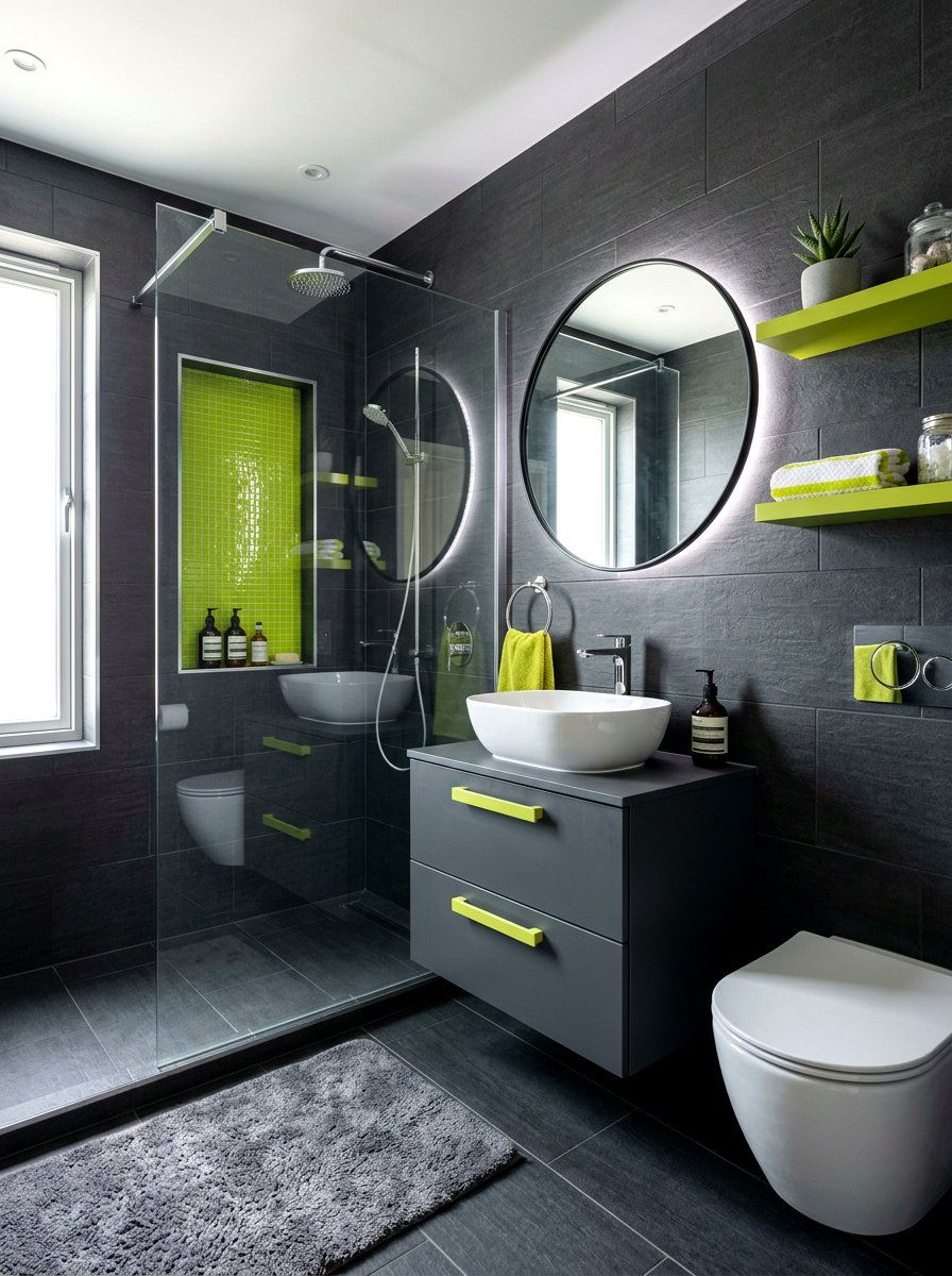 Lime Green Bathroom Accents - 30 green bathroom ideas