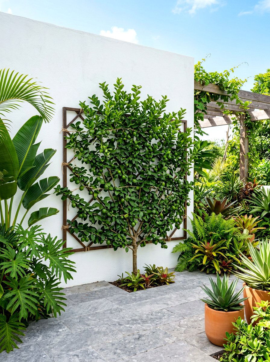 Lime tree fan shape - 30 espalier fruit tree ideas