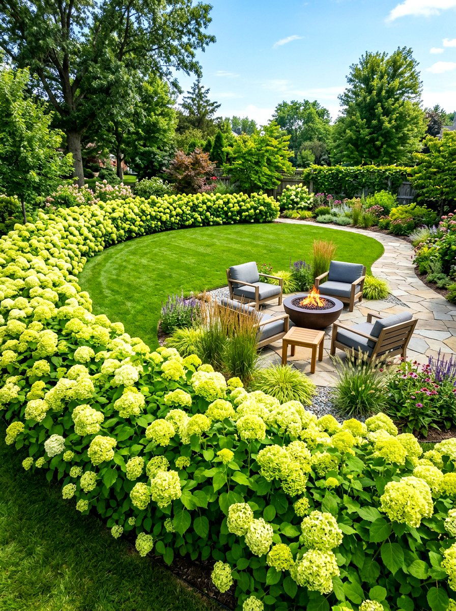 Limelight Hydrangea Backyard - 30 hydrangea garden ideas