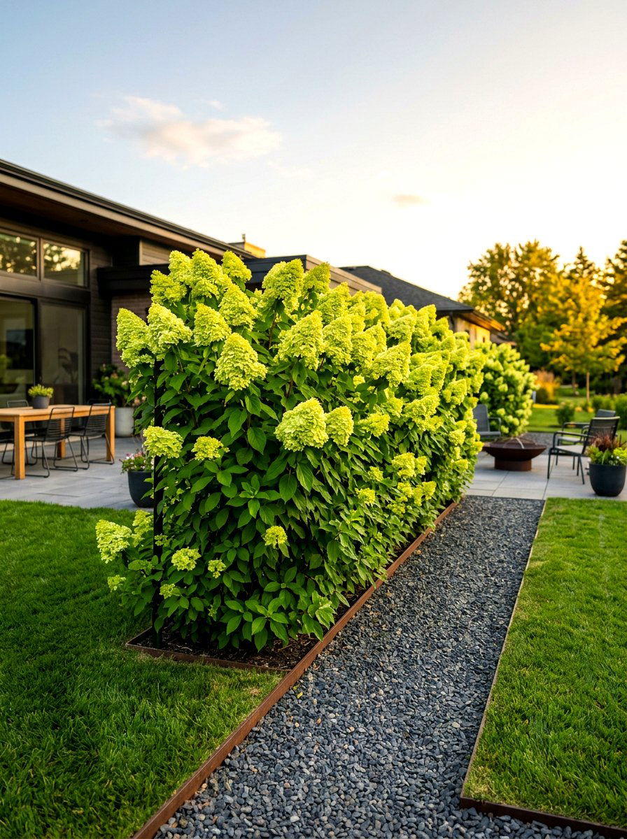 30 Hydrangea Border Curb Appeal Ideas For A Blooming Welcome - Suite 101