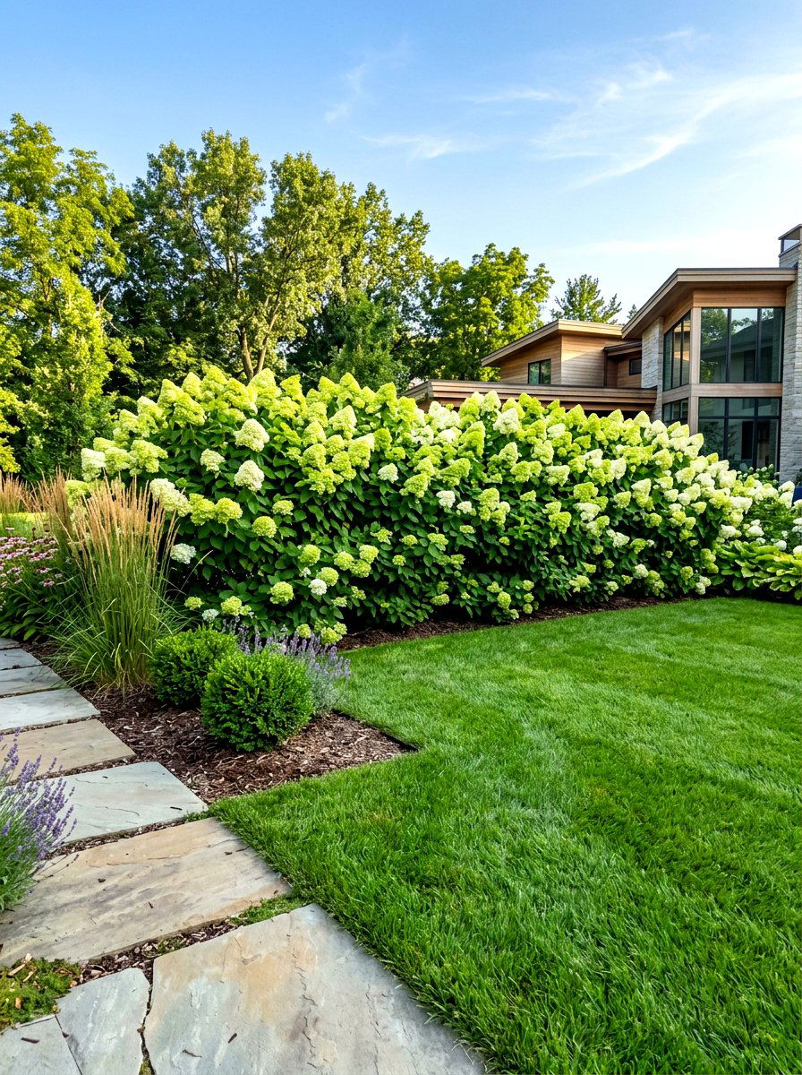 30 Hydrangea Border Ideas for Blooms and Stunning Curb Appeal - Suite 101