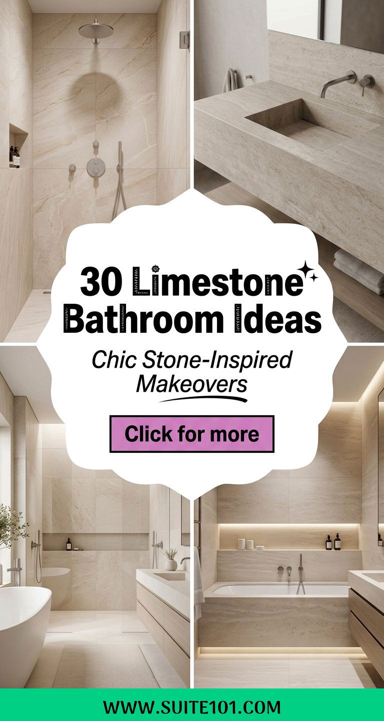 Limestone Bathroom Ideas 30 Chic Stone-Inspired Makeovers - Limestone Bathroom Ideas: 30 Chic Stone-Inspired Makeovers