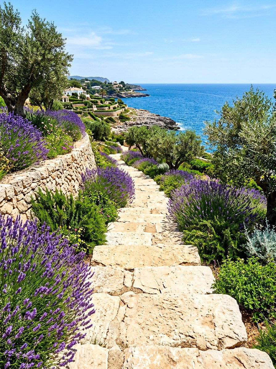 Limestone Block Steps - 30 retaining wall stairs ideas