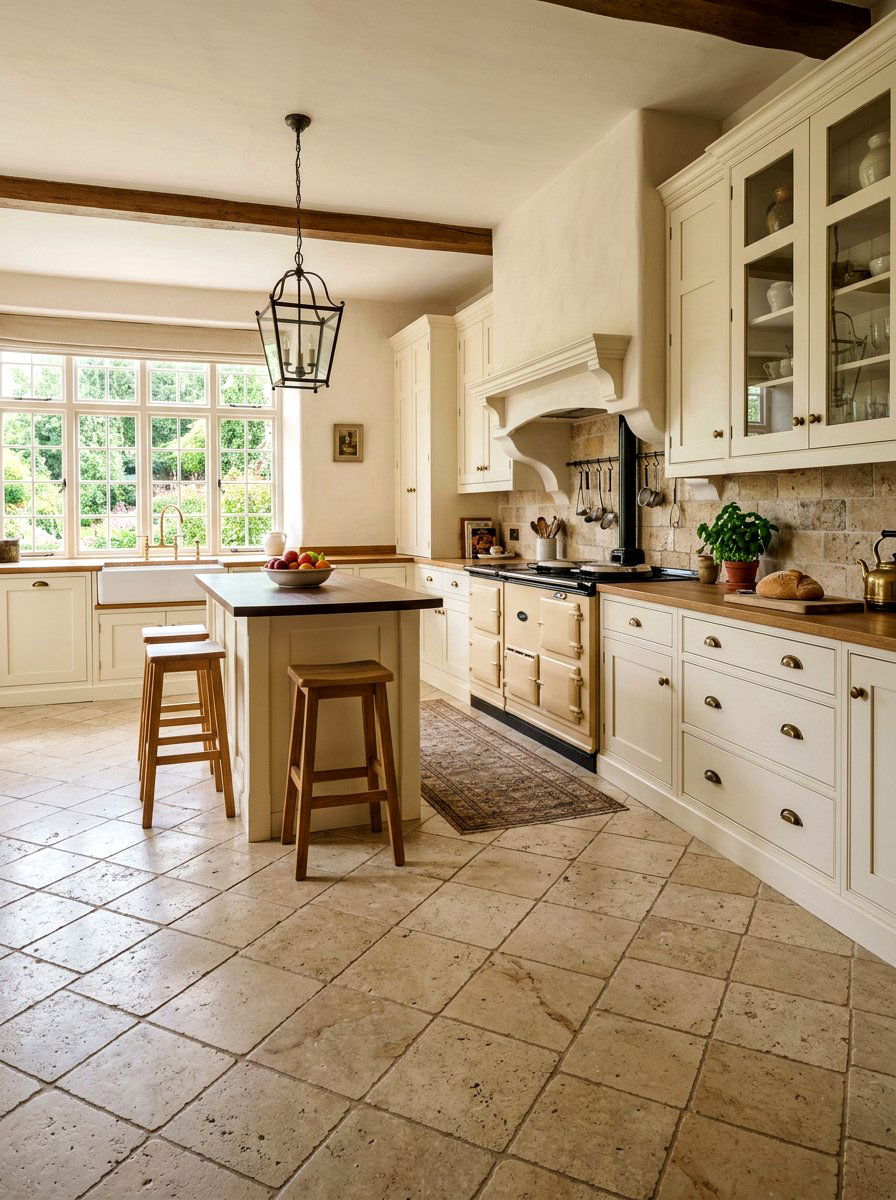 30 Diagonal Tile Kitchen Floor Ideas That Make a Statement