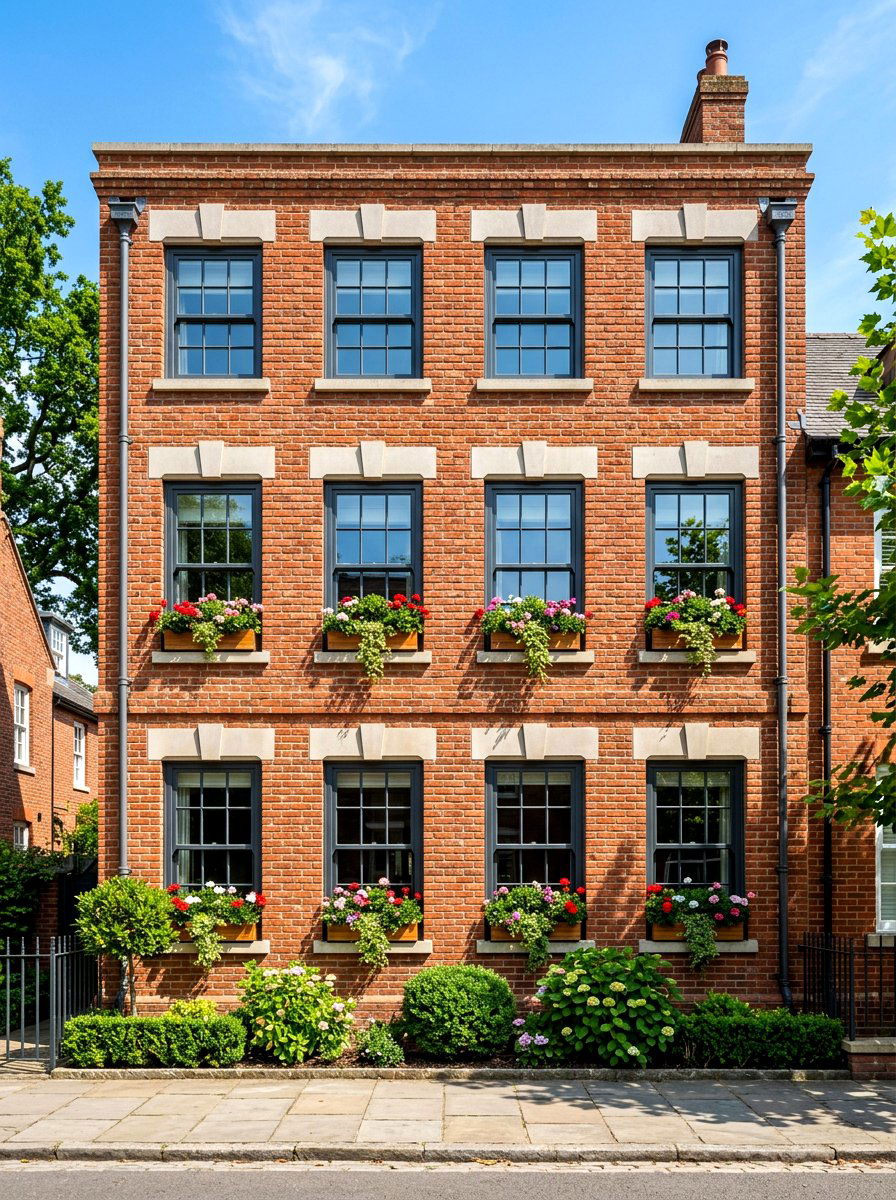 Limestone Lintels Brick Windows - 30 brick and limestone exterior ideas
