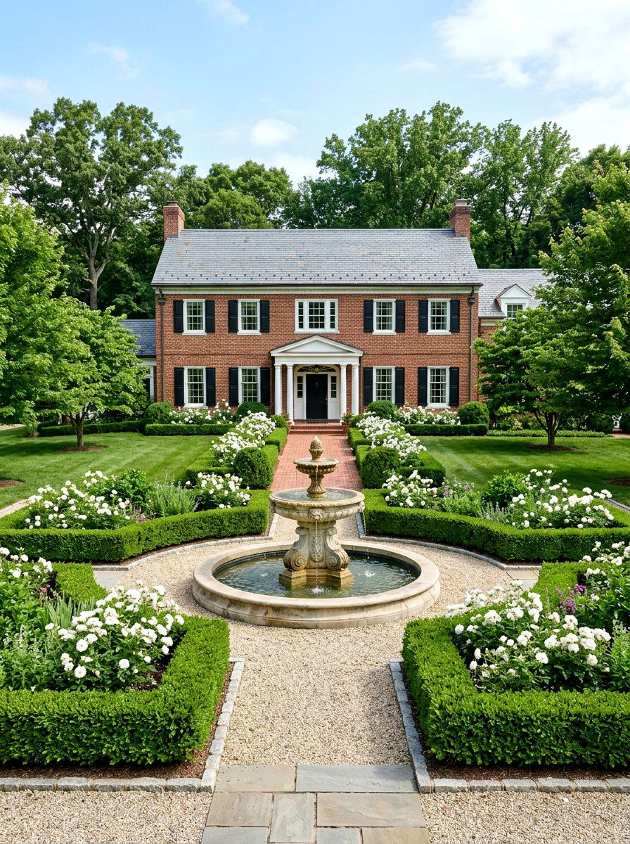 Limestone Pedestal Fountain - 30 entry fountain landscaping ideas