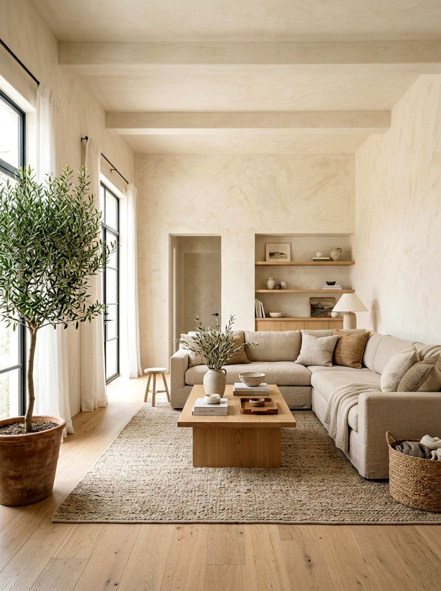 Limewash living room - 30 limewash wall ideas