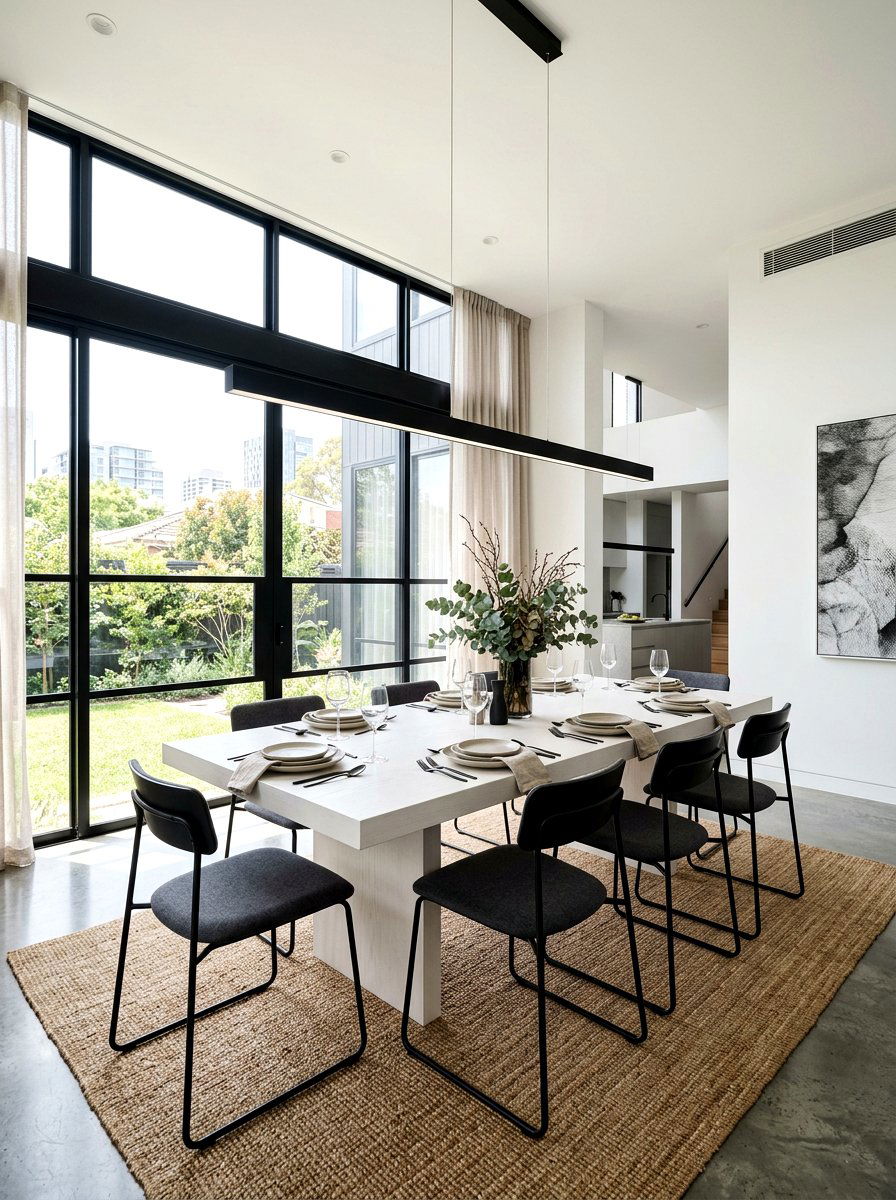 Linear Bar Dining Room Lighting - 30 oversized pendant lighting ideas
