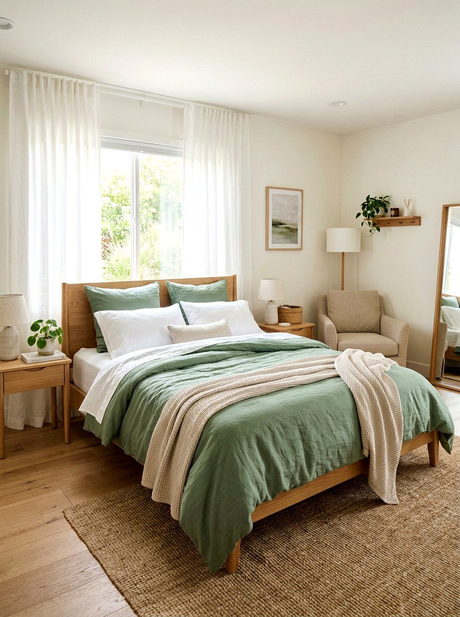 Linen Bedding Bedroom - 30 spring reset home ideas