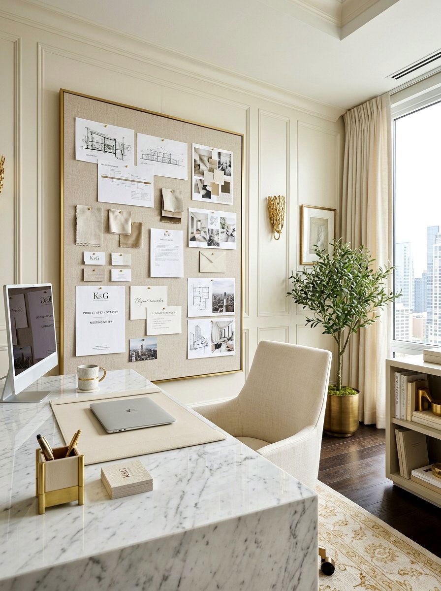 30 Office Pinboard Ideas: Organize Notes Beautifully Every Day