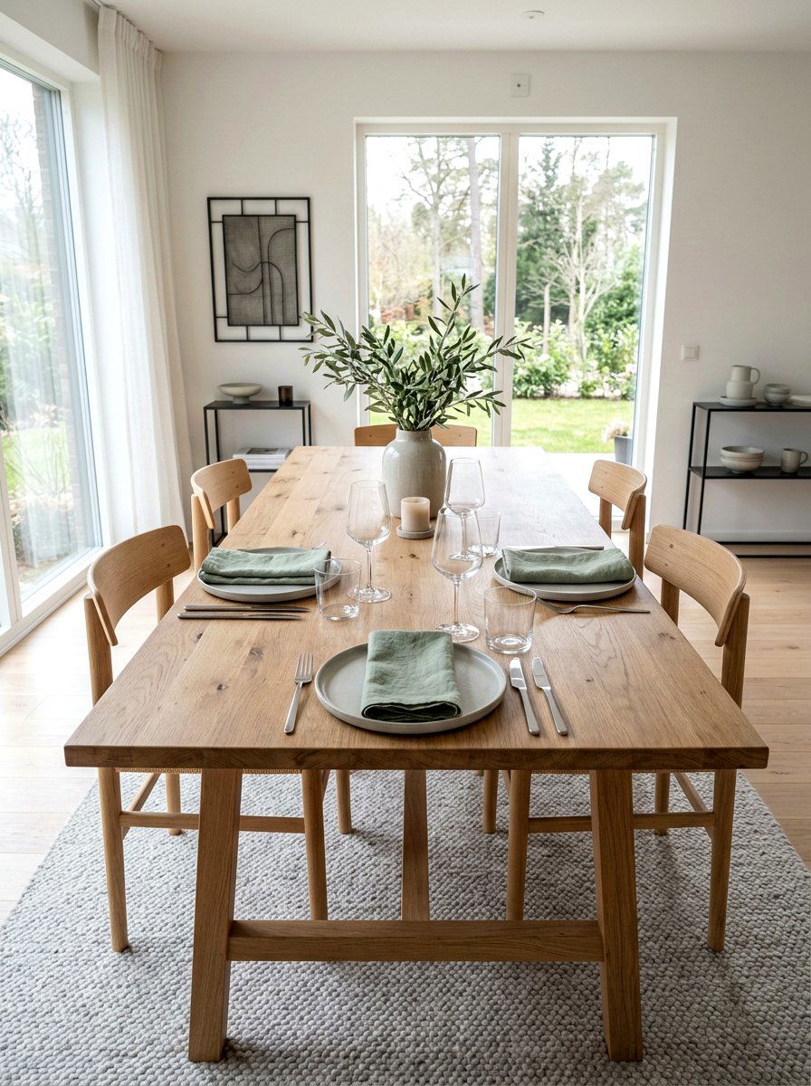Linen Napkin - 30 winter dining table ideas