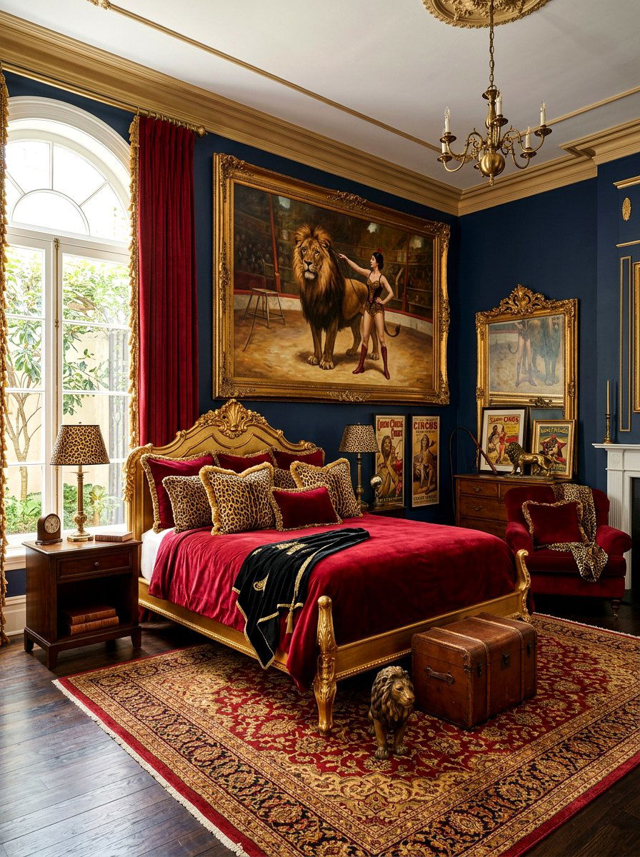 Lion tamer bedroom theme - 30 circuscore home decor ideas