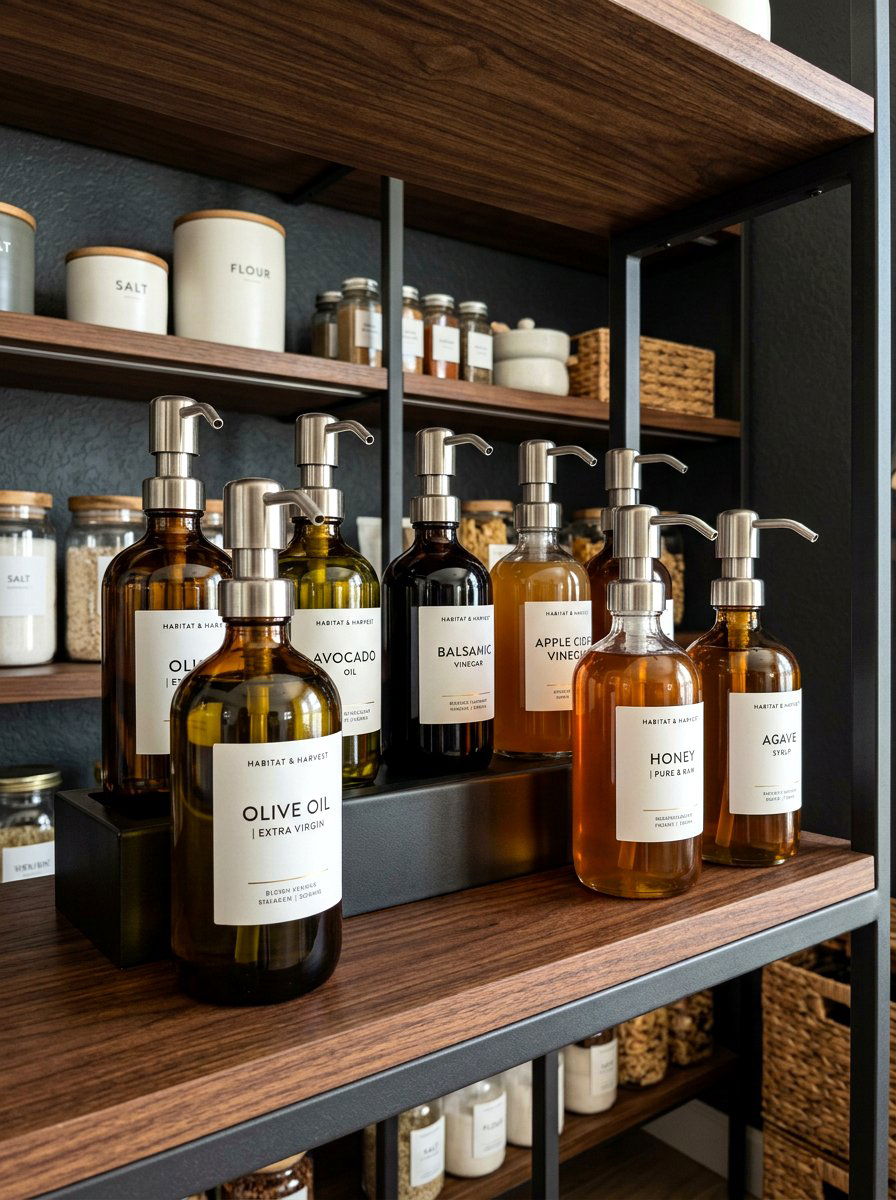Liquid Dispenser System - 30 refill station pantry ideas