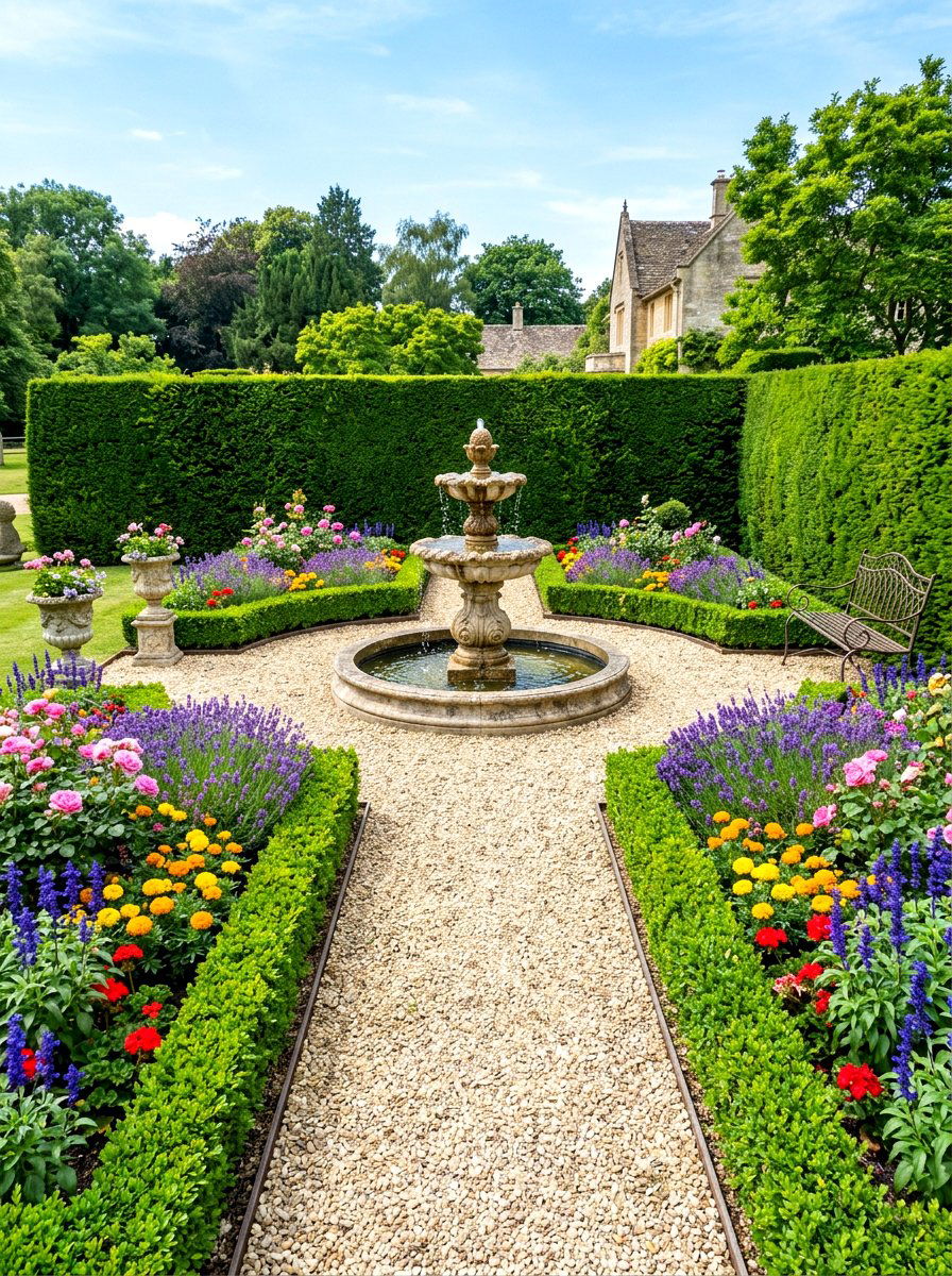 Living Boxwood Hedge Fence - 30 small yard fence ideas