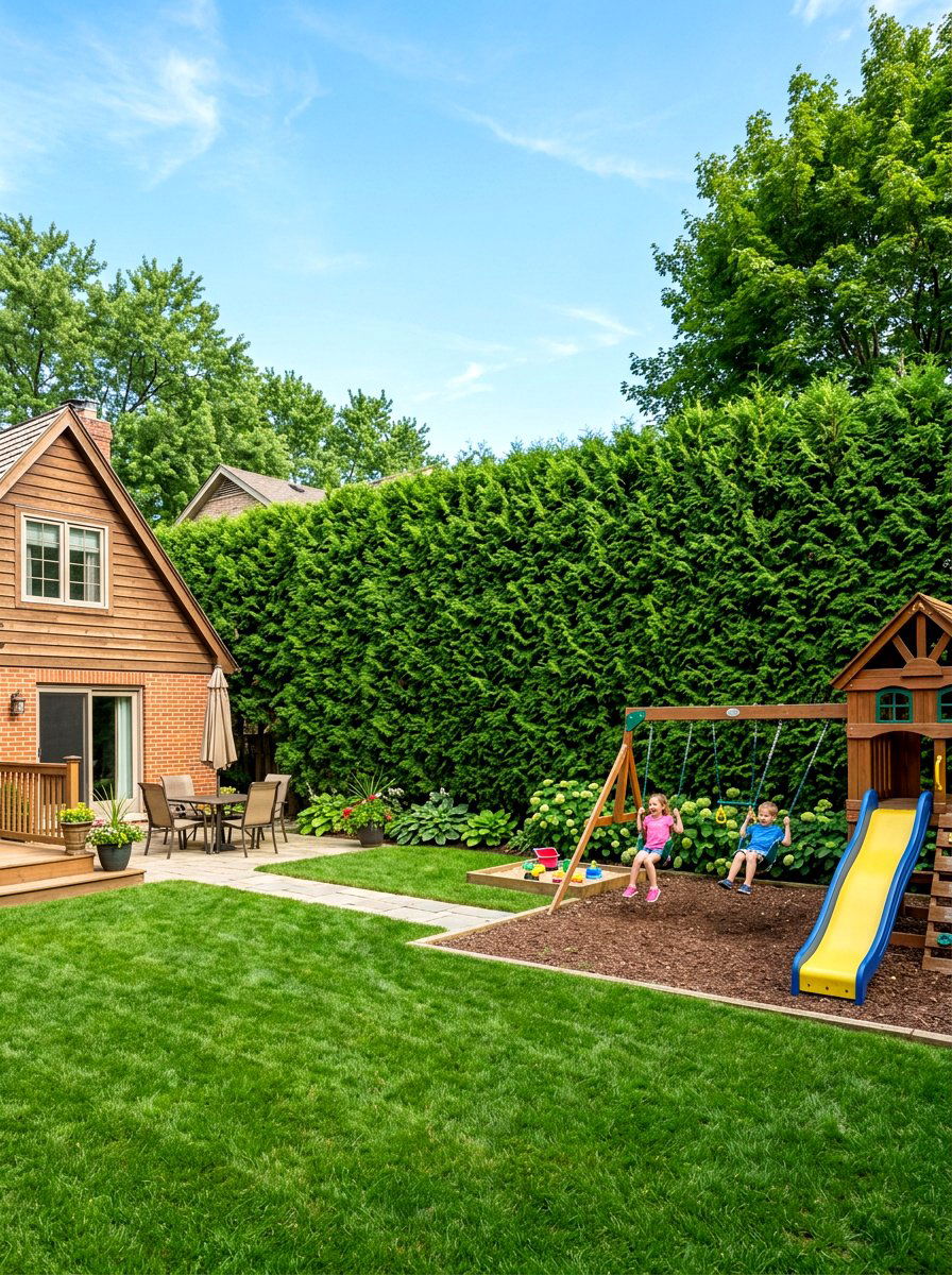 Living Green Hedge - 30 privacy fence ideas