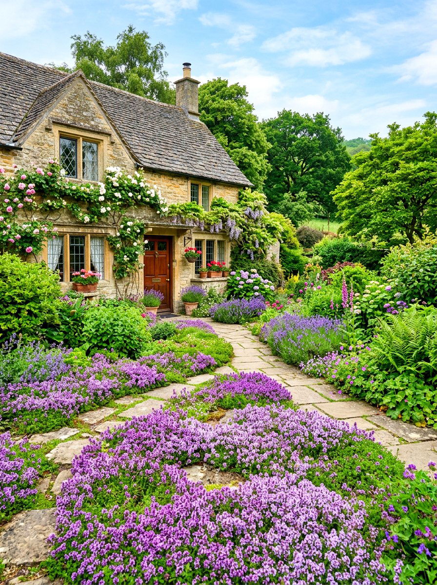 Living Mulch Groundcover - 30 front yard mulch ideas
