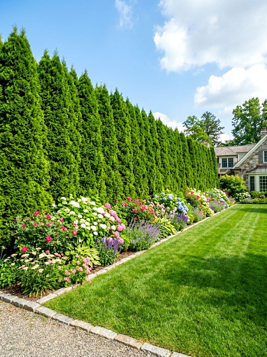 Living Privacy Fence - 30 summer garden ideas