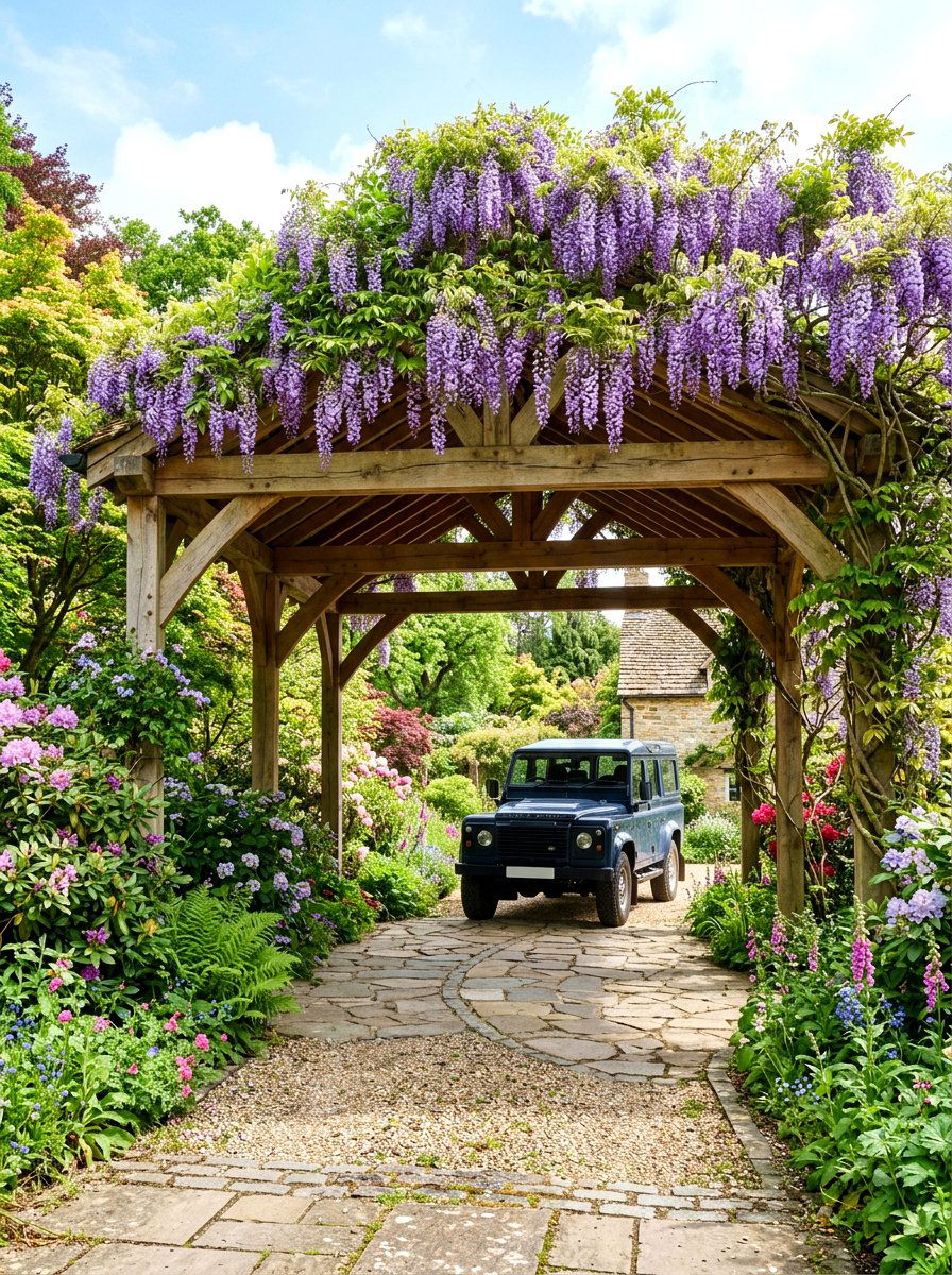 Living Roof Pergola Carport - 30 pergola carport ideas