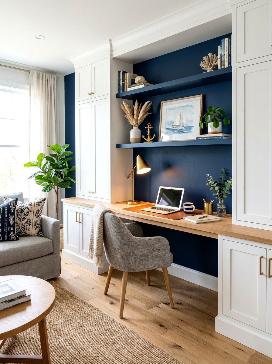 Living Room Alcove Office - 30 office nook ideas