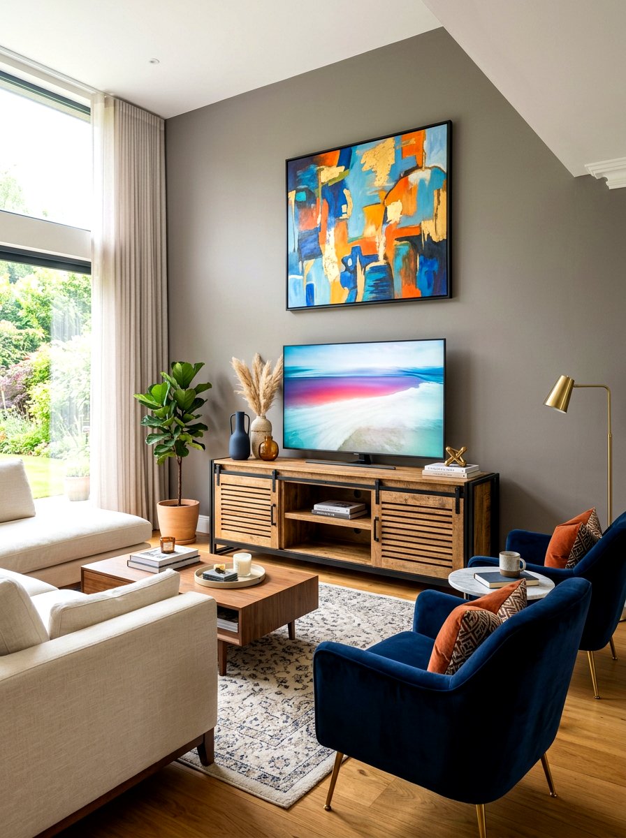 Living Room Credenza Crate - 30 indoor dog crate ideas