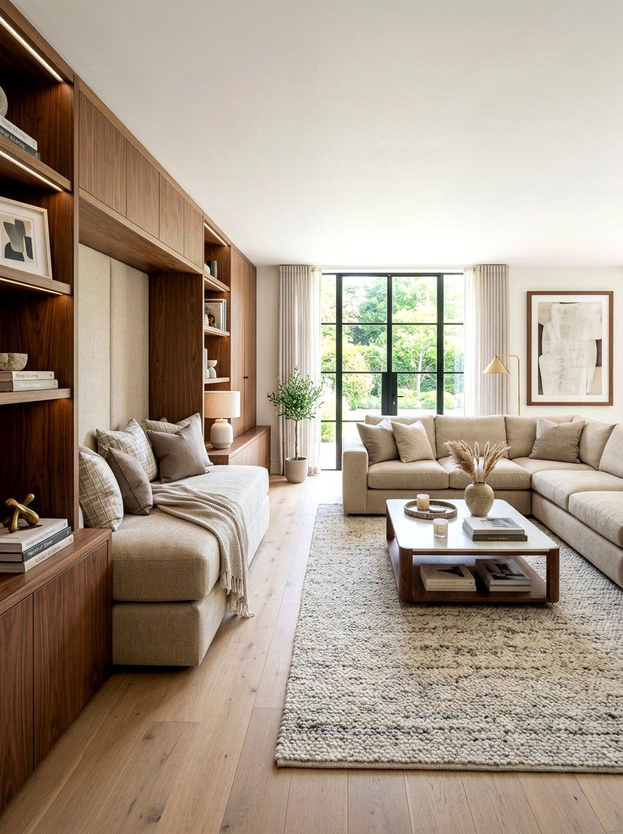 Living Room Daybed - 30 built in daybed nook ideas