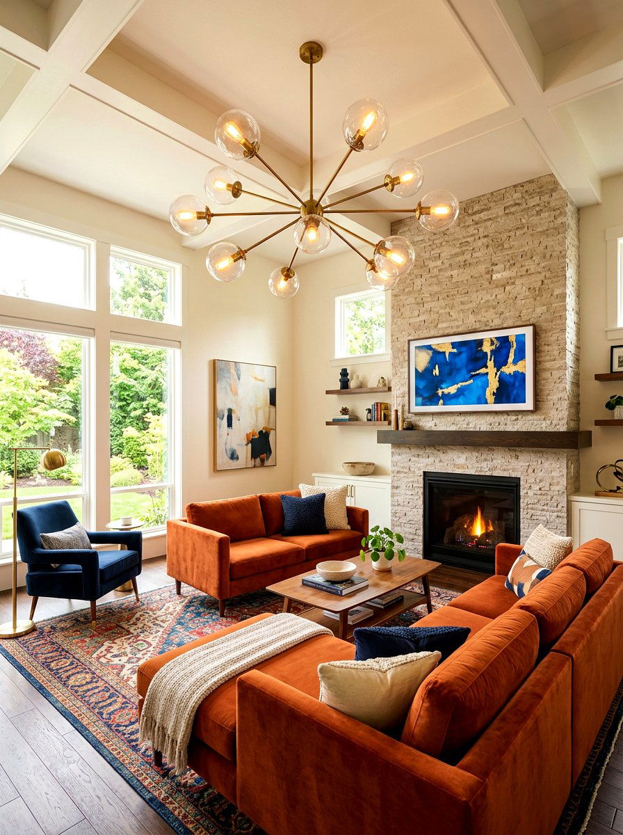 Living Room Pendant - 30 woven pendant ideas