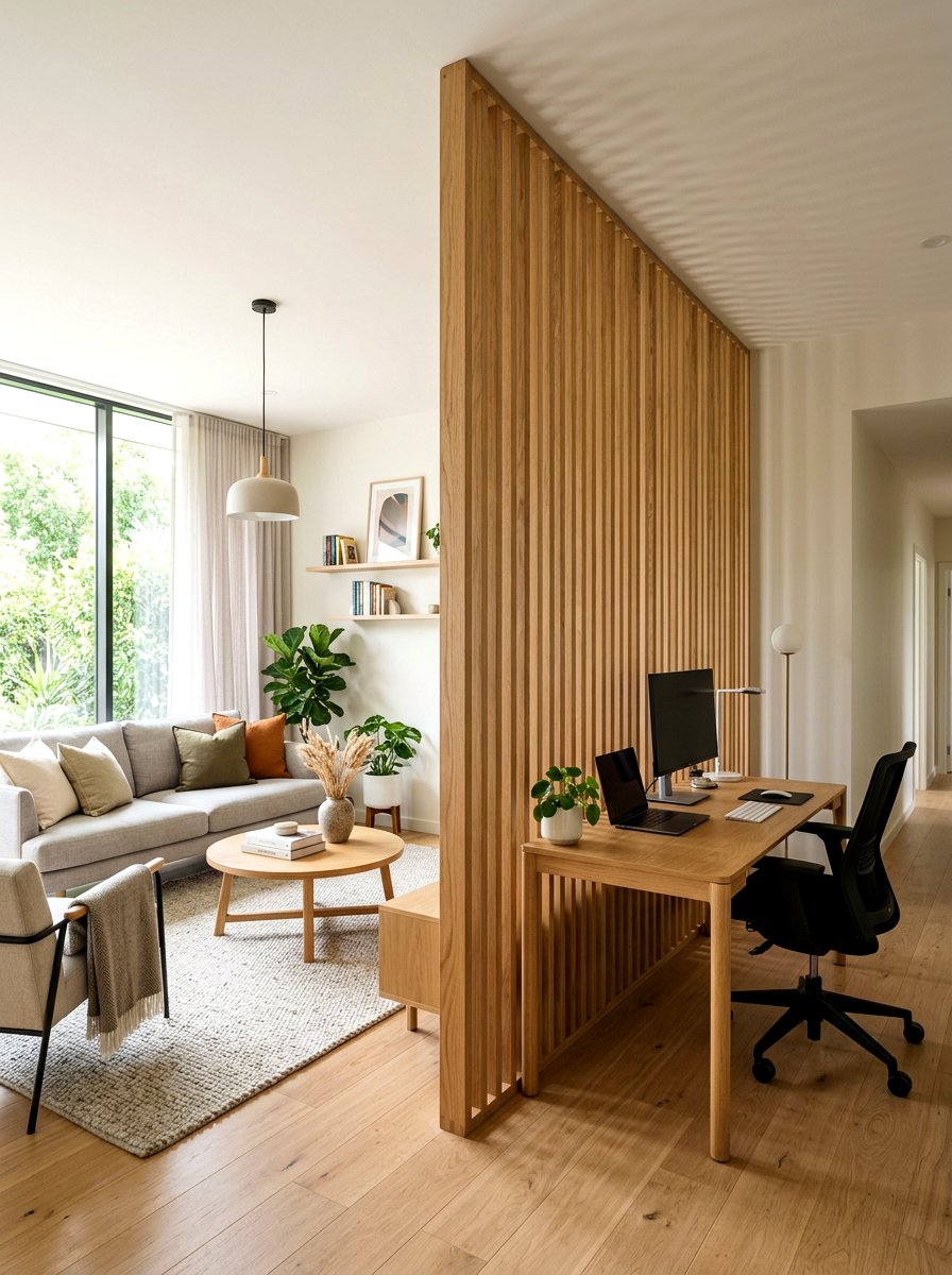Living Room Room Divider - 30 small space living room ideas