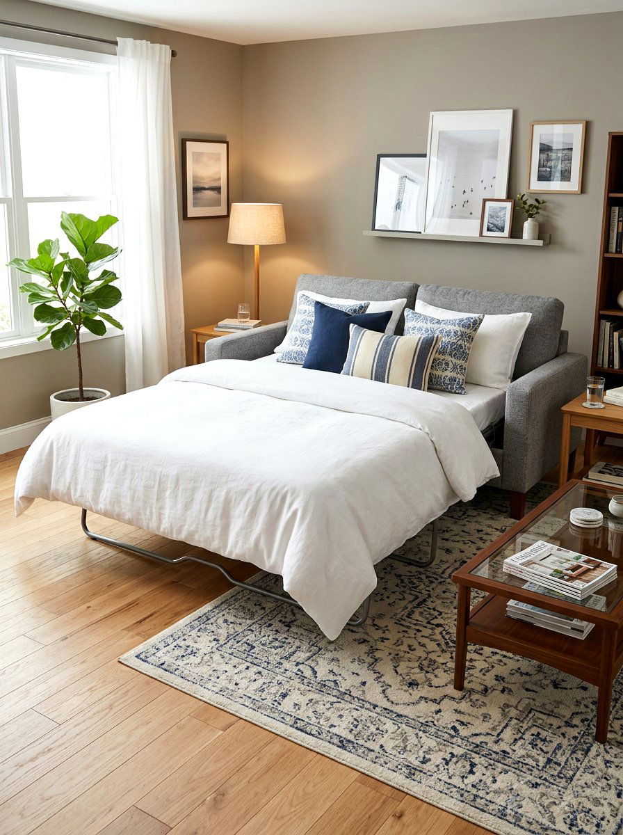 Living Room Sleeper - 30 stylish host home ideas