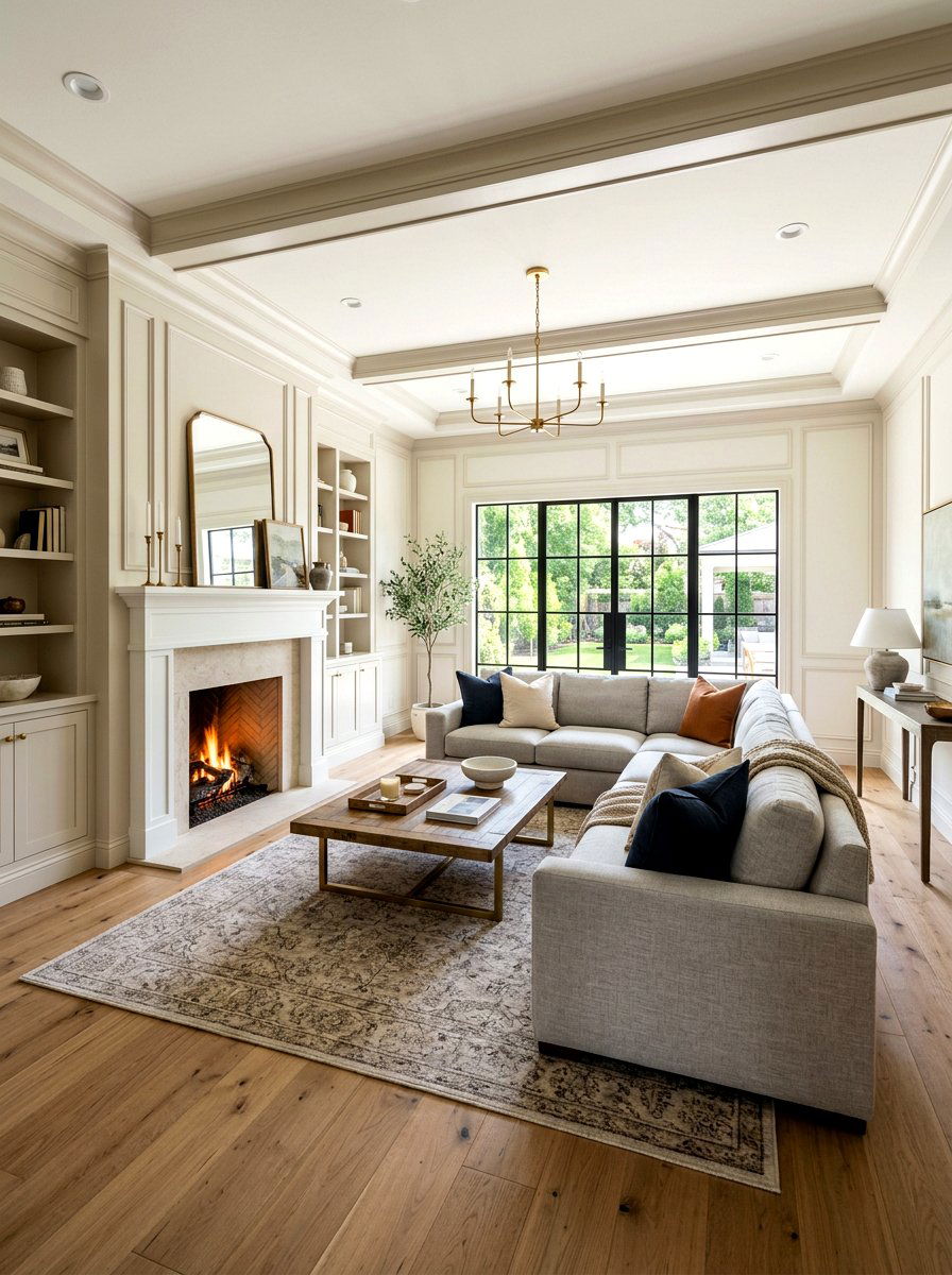 Living Room Wainscoting - 30 wainscoting ideas