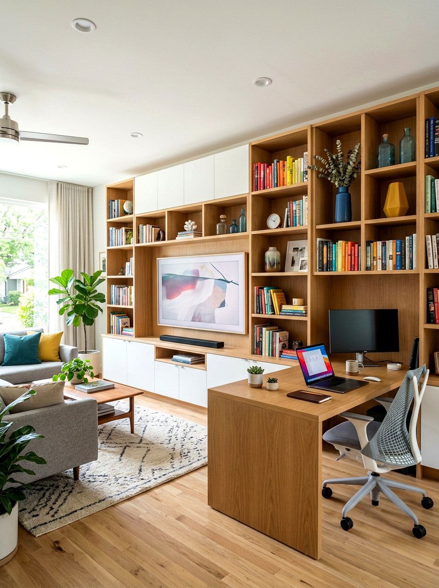 Living Room Wall Desk Unit - 30 wall desk ideas