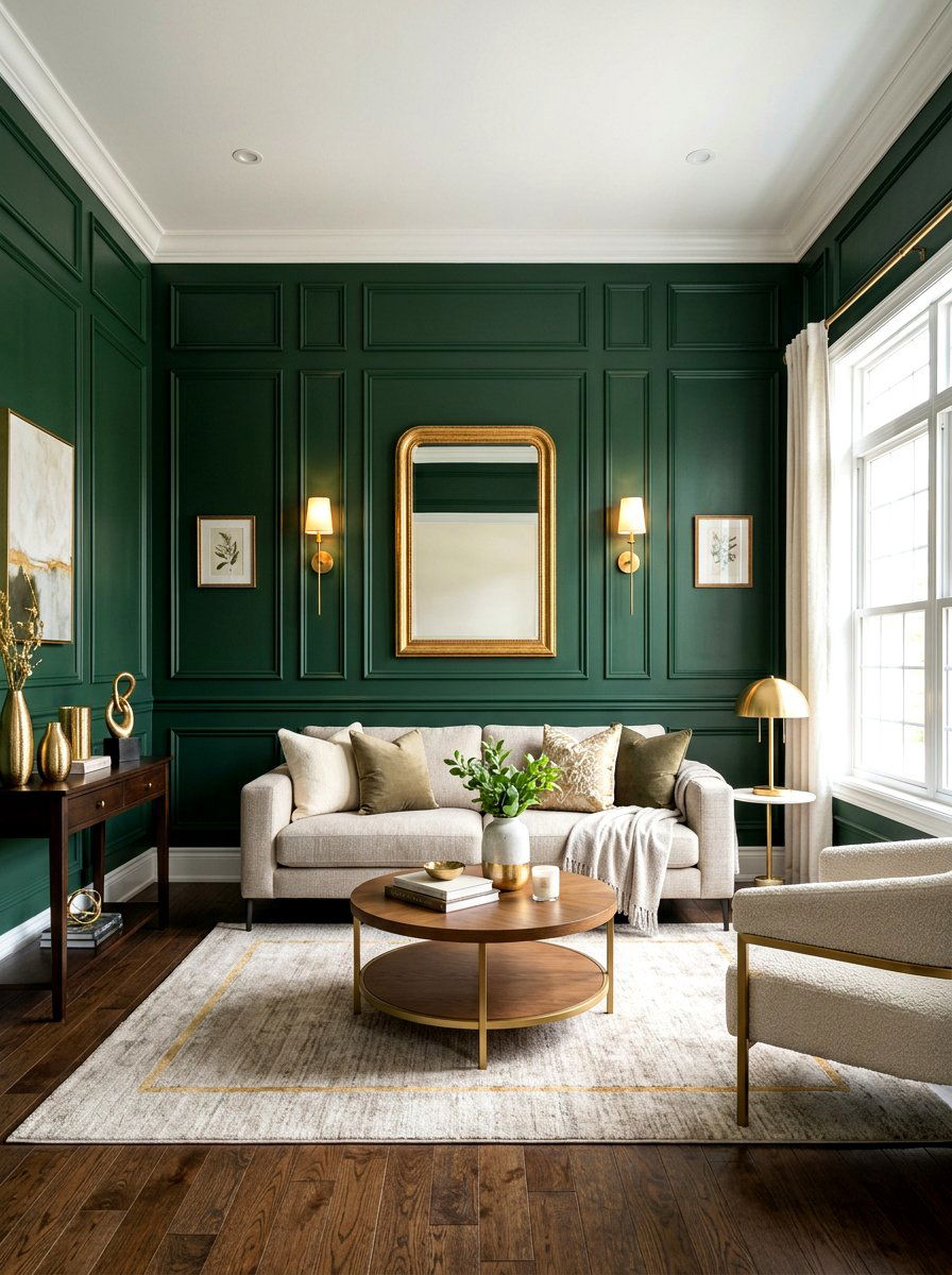 Living Room Wall Paneling - 30 updated traditional living room ideas