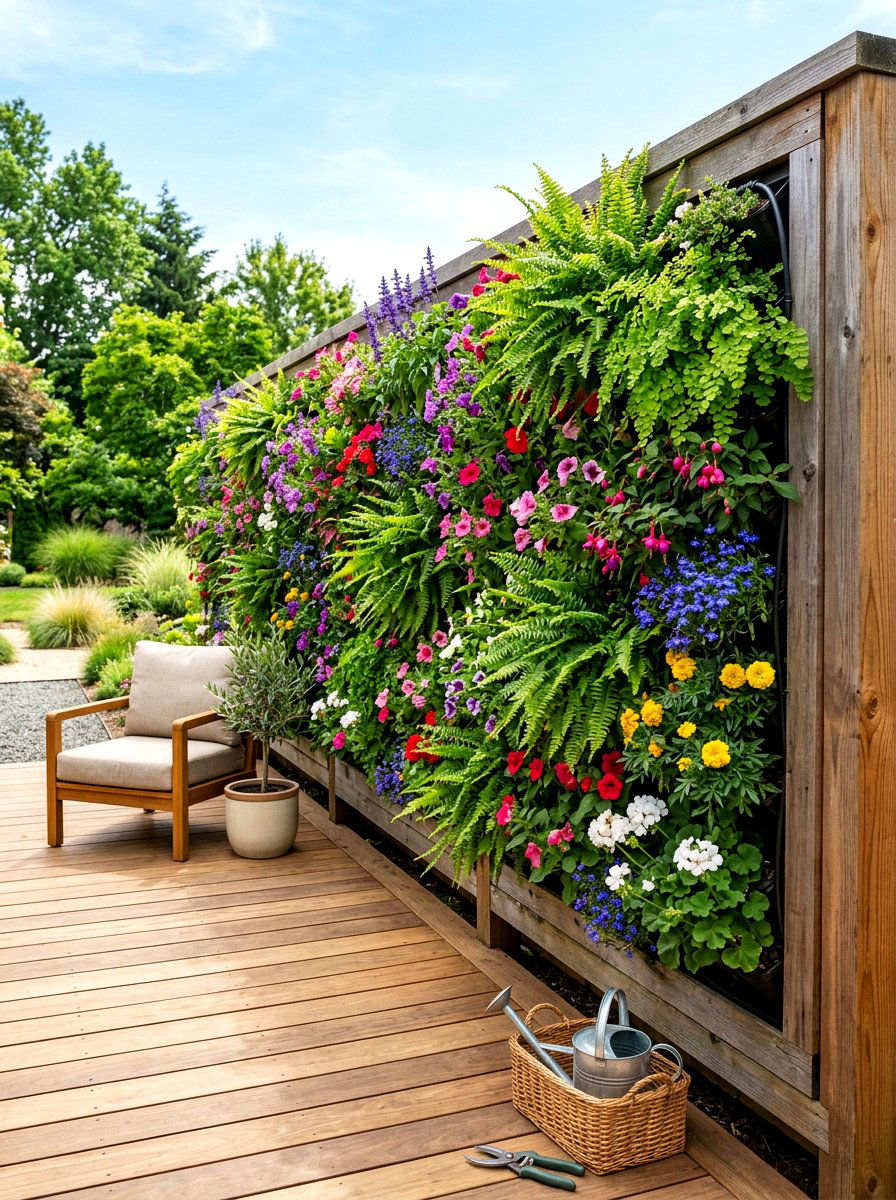 Living Wall Fence - 30 modern fence ideas