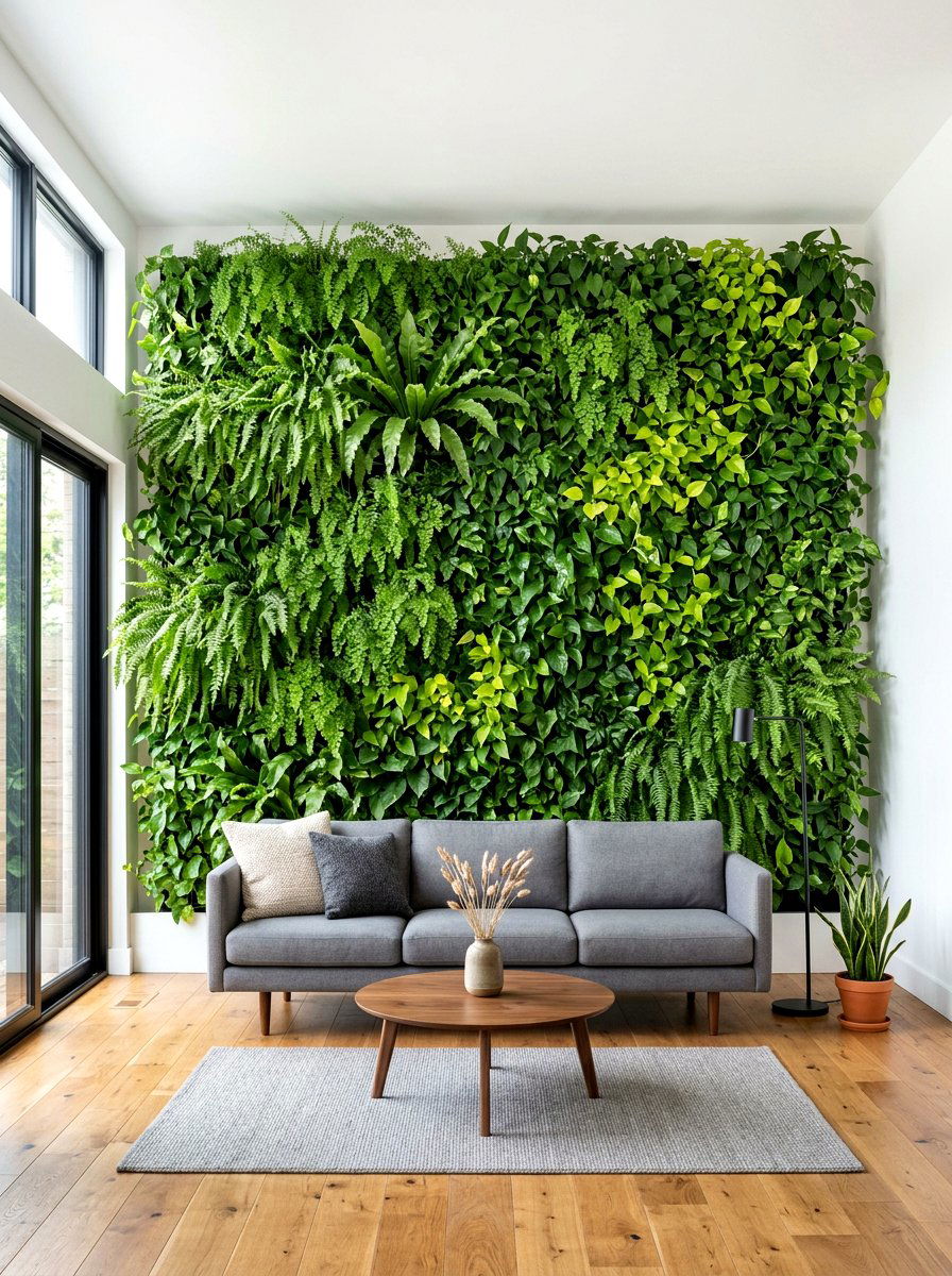 Living Wall Panel - 30 wall garden planter ideas