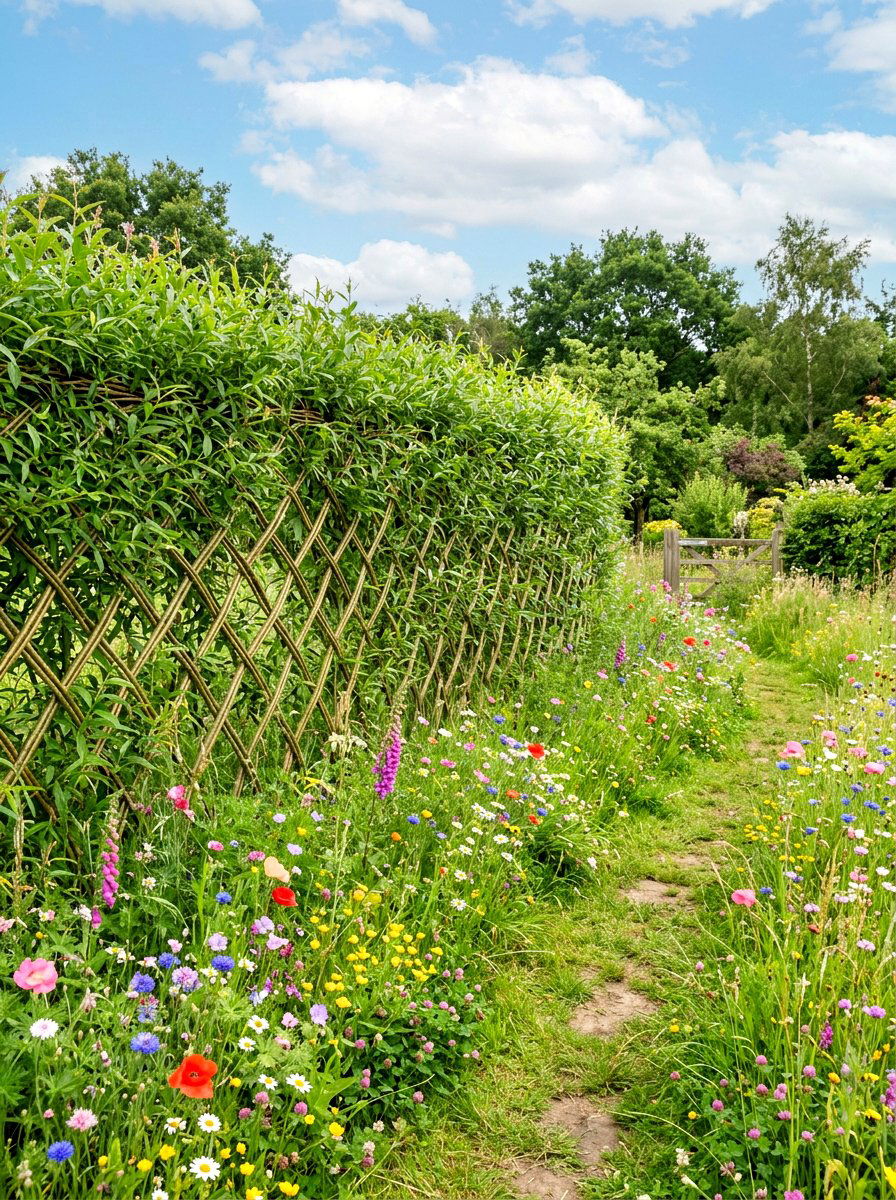 Living Willow Fence - 30 fence ideas