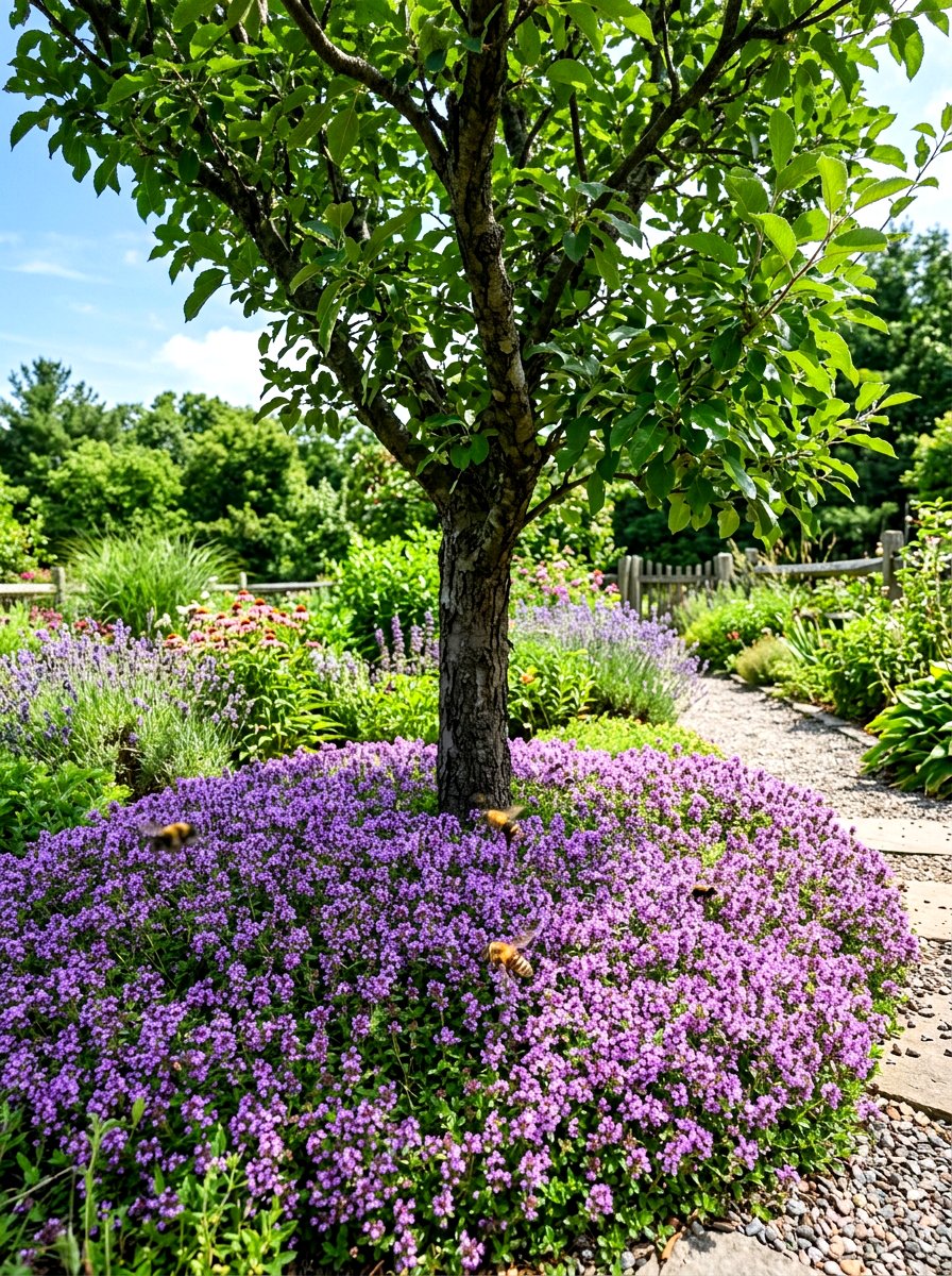 Living mulch tree ring - 30 mulch ring around tree ideas