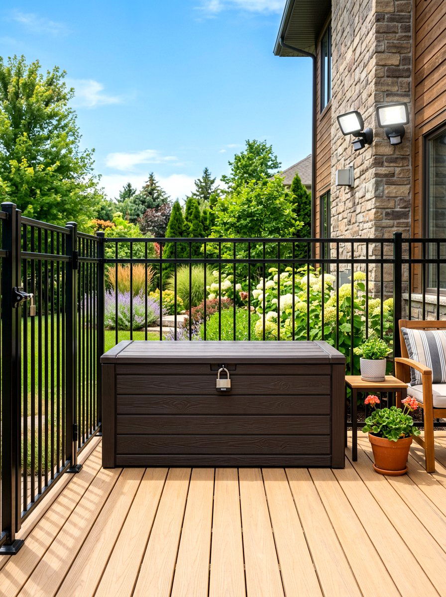 Lockable deck storage box - 30 deck box ideas