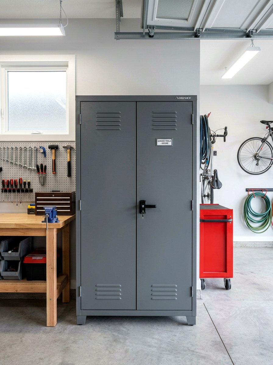 Locked Tool Locker - 30 power tool storage ideas