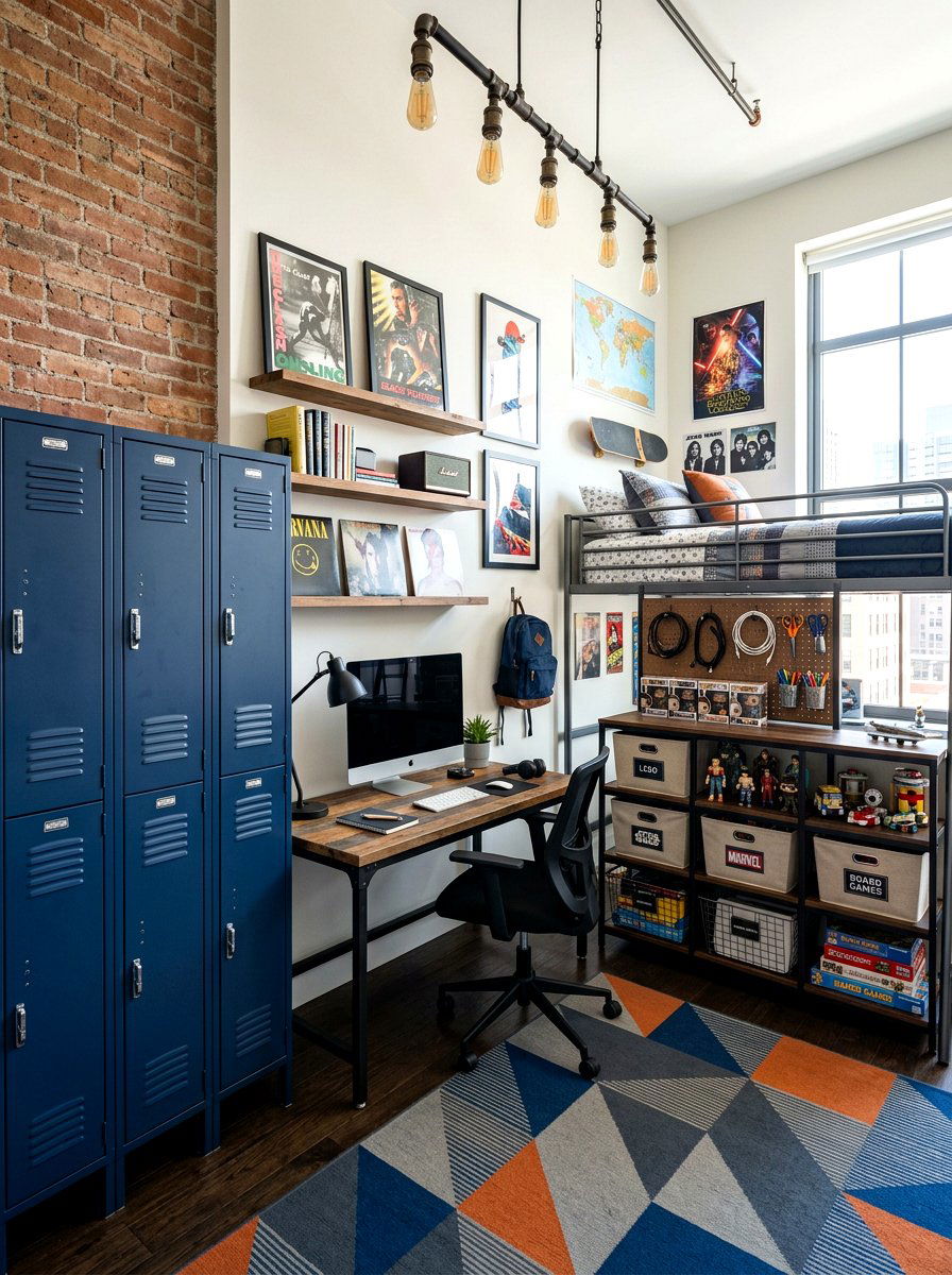 Locker Style Cabinet - 30 toy storage ideas