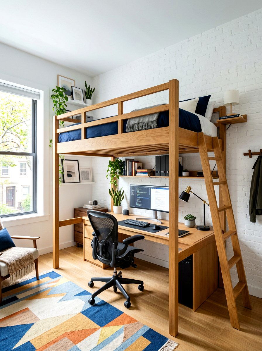 Loft Bed Guest Room Office - 30 guest room office ideas