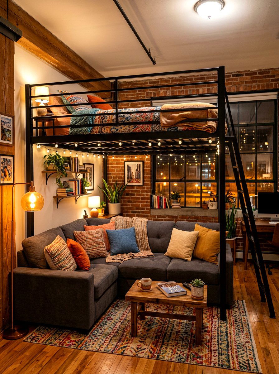 30 Loft Bed Studio Apartment Ideas for Bigger, Smarter Layouts