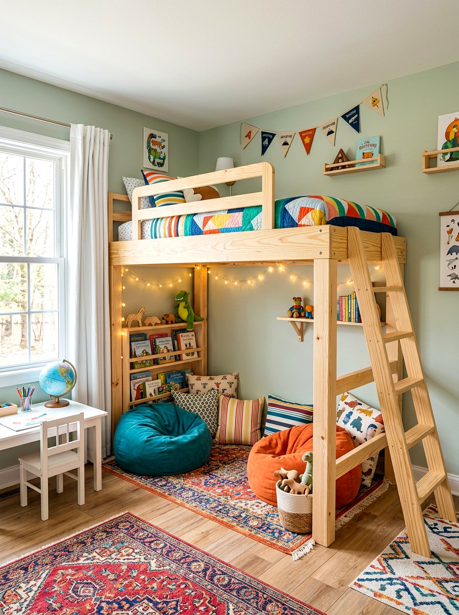 Loft Bed With Play Area - 30 bunk bed ideas