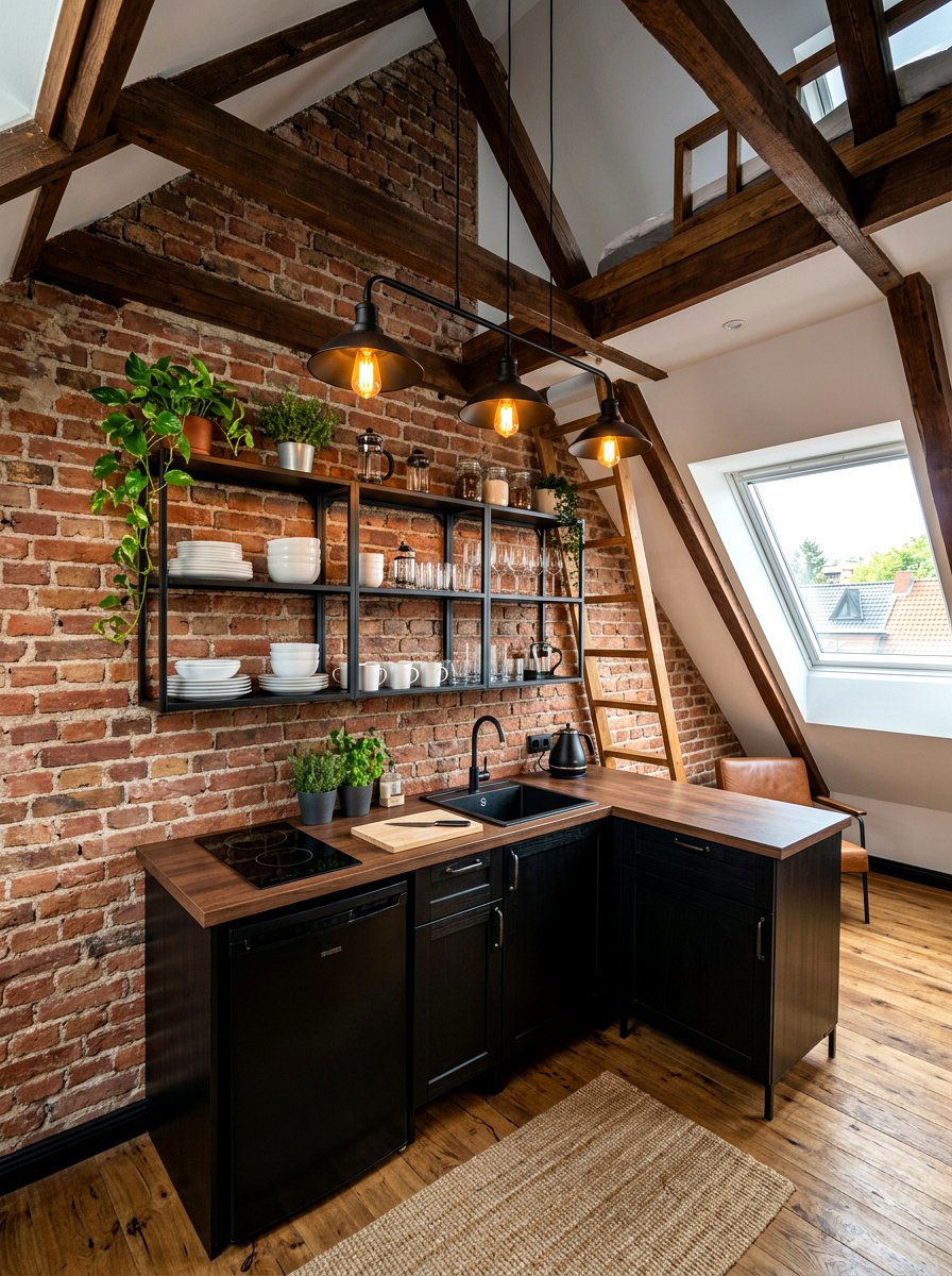 Loft Kitchenette - 30 second kitchen ideas