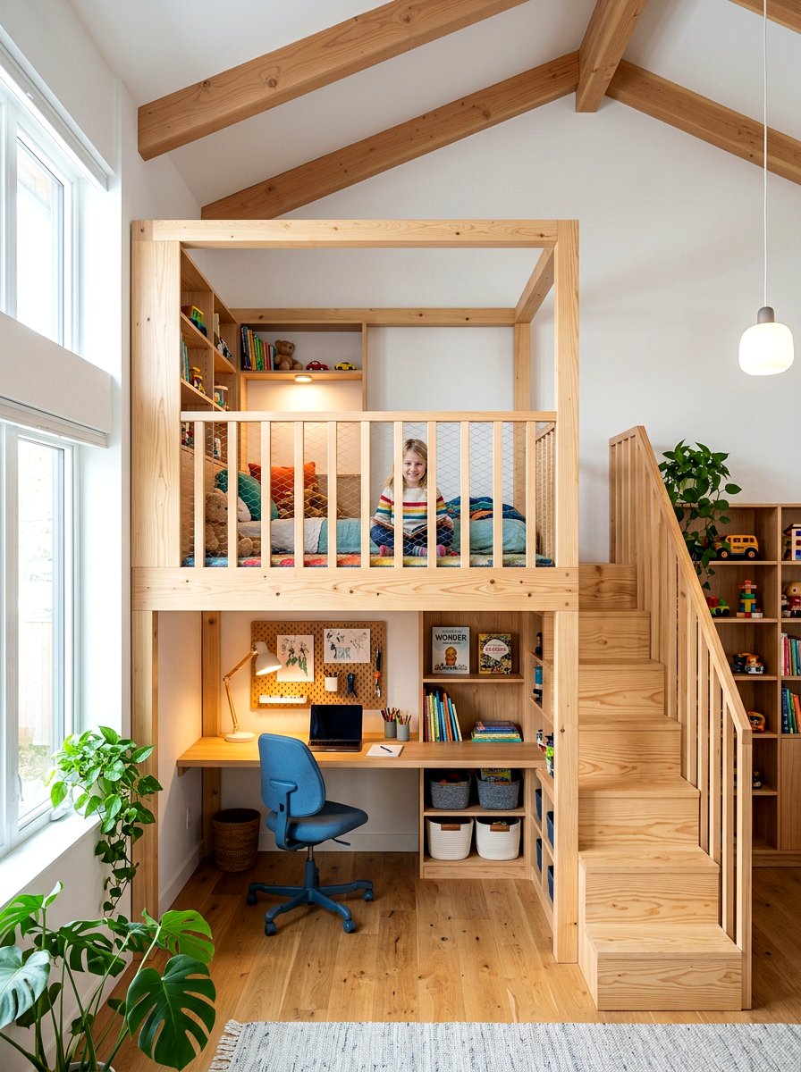 Loft Play Area - 30 toy library playroom ideas