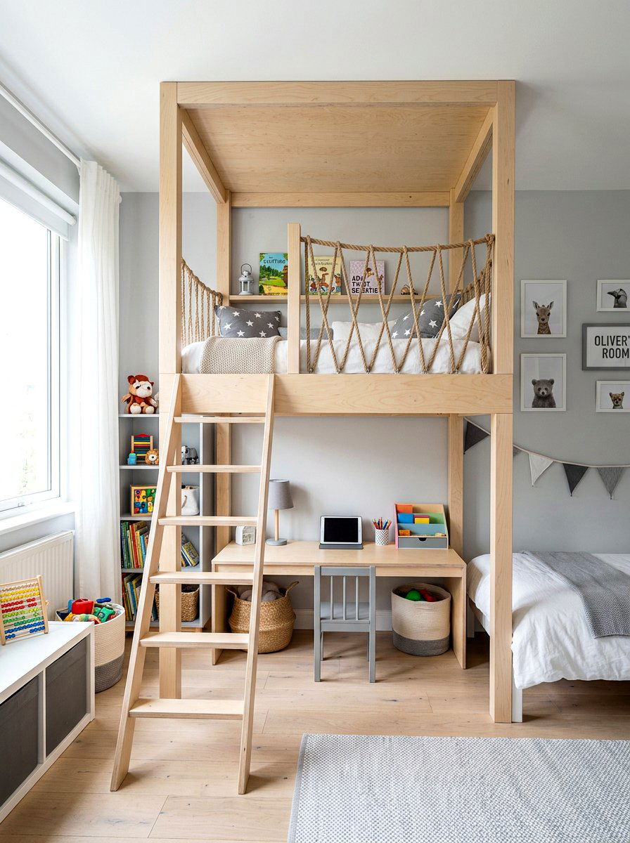 Loft Style Playhouse - 30 playhouse ideas