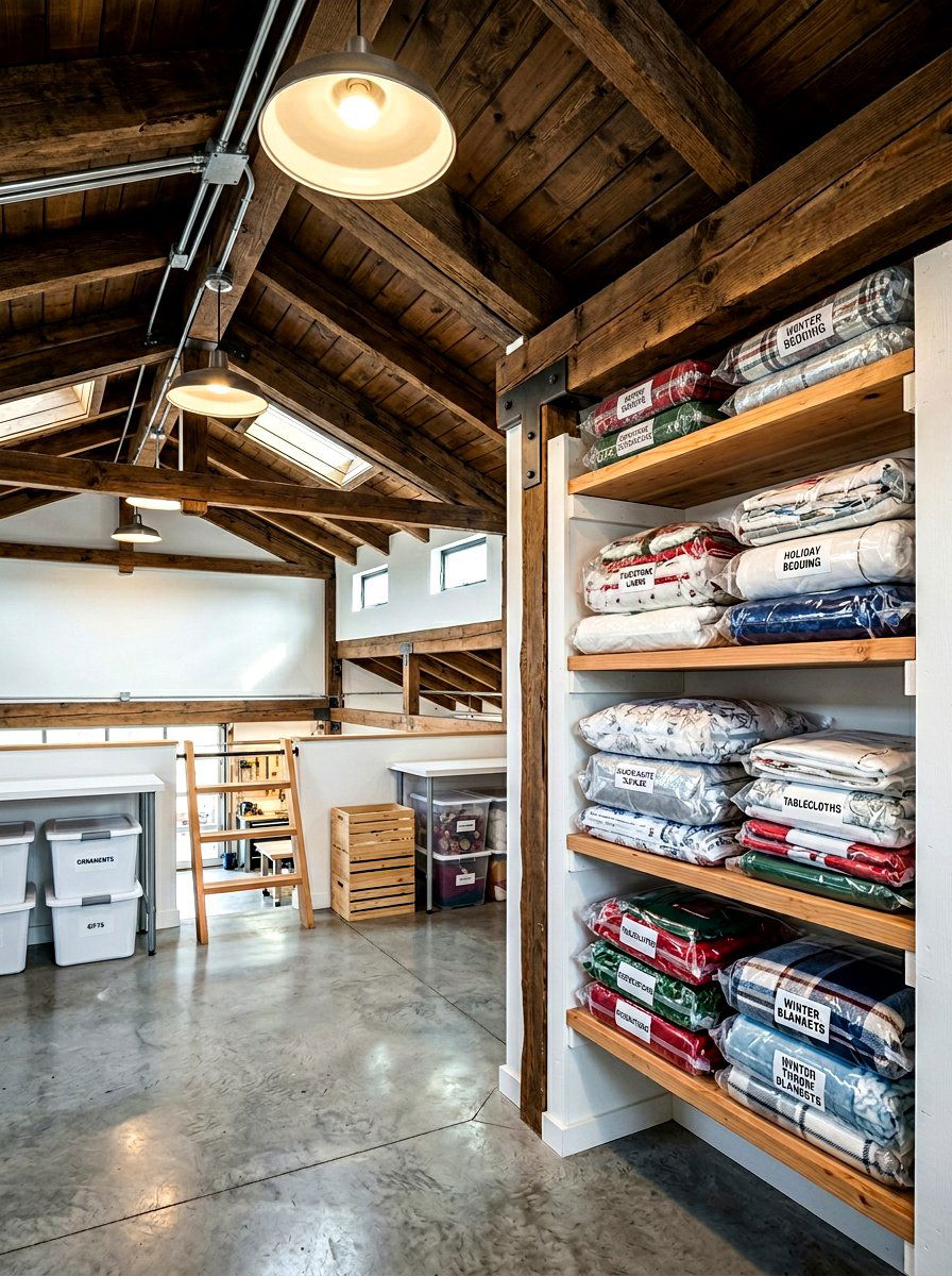 Loft storage - 30 vacuum storage ideas