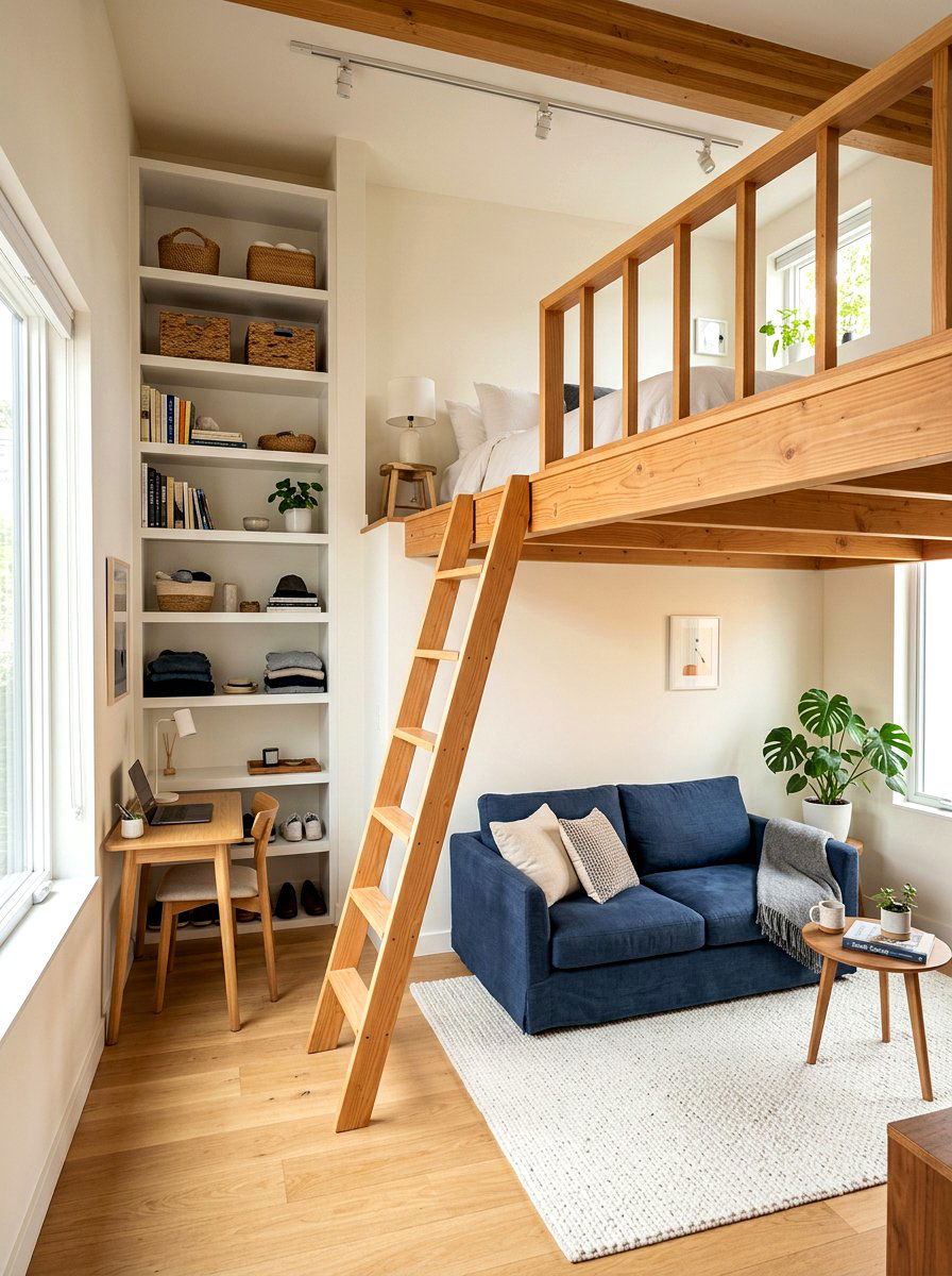 Lofted Bedroom Lounge - 30 bedroom mini lounge ideas