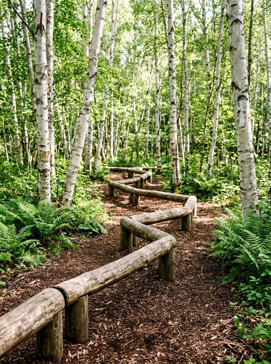 Log Walk Balance - 30 backyard obstacle course ideas